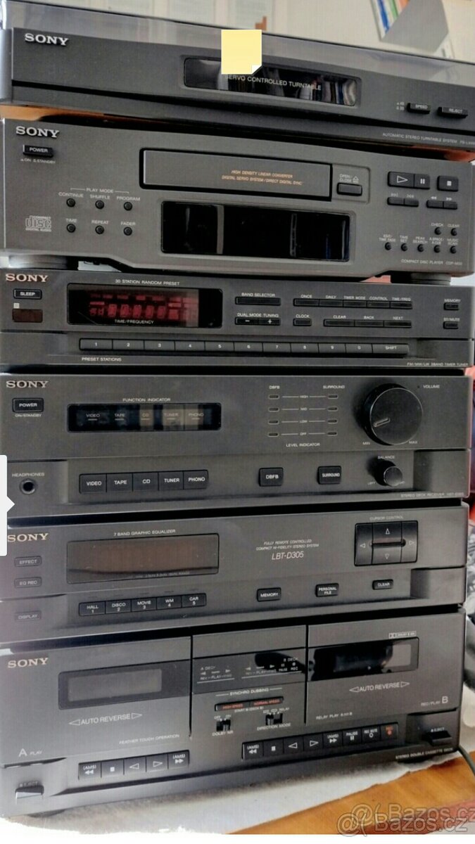 Sony hifi věže LBT MHC apod.