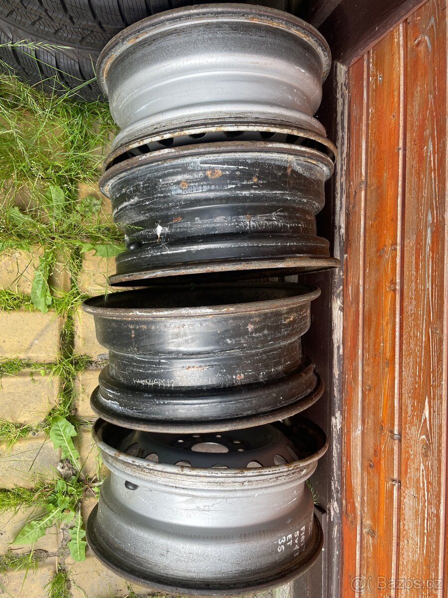 Originální Fiat 4x disk kolo ráfek sada Cema za sadu 500kc