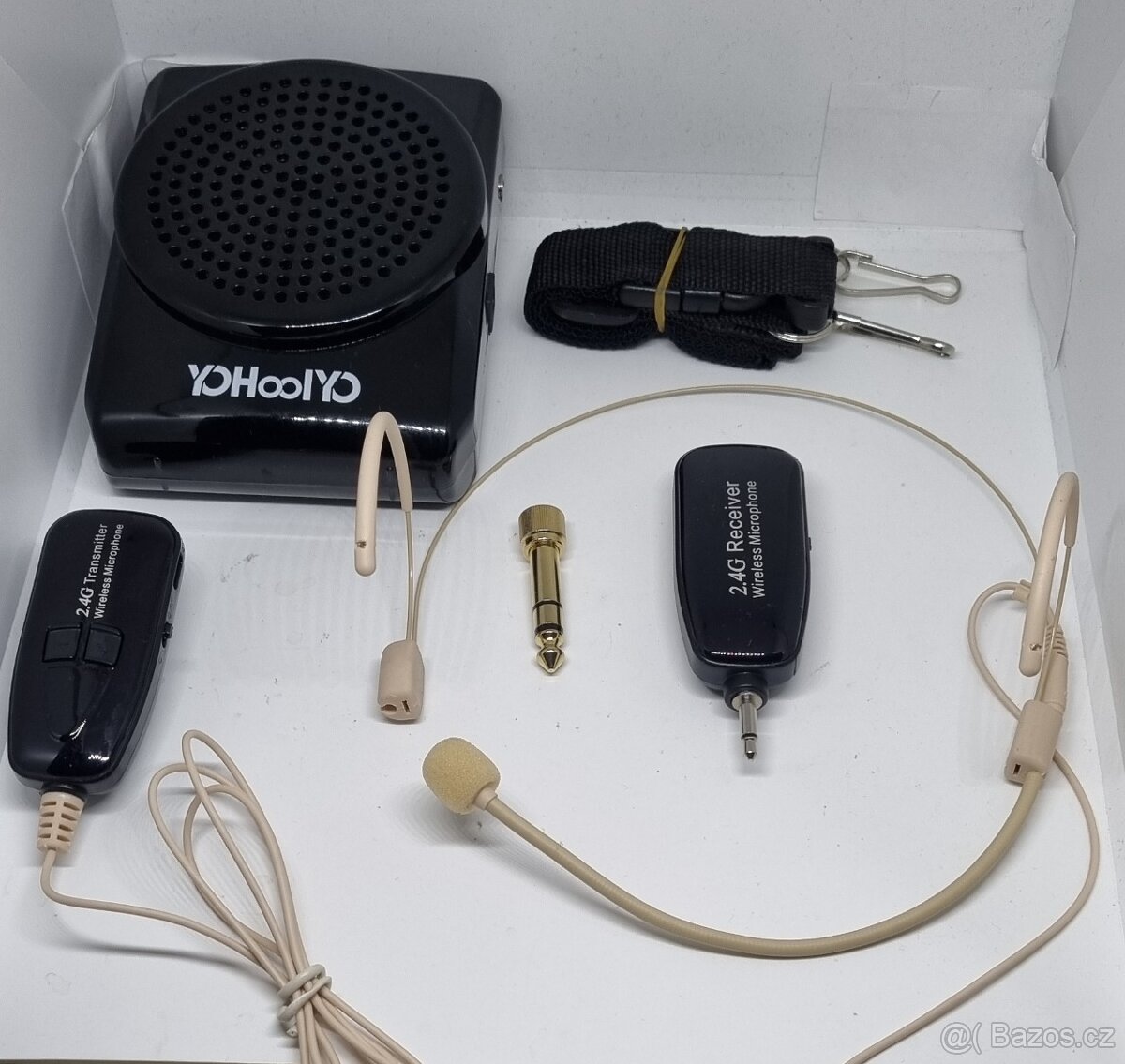 Yohoolyo Mini zesilovač + bezdrát. mikrofon