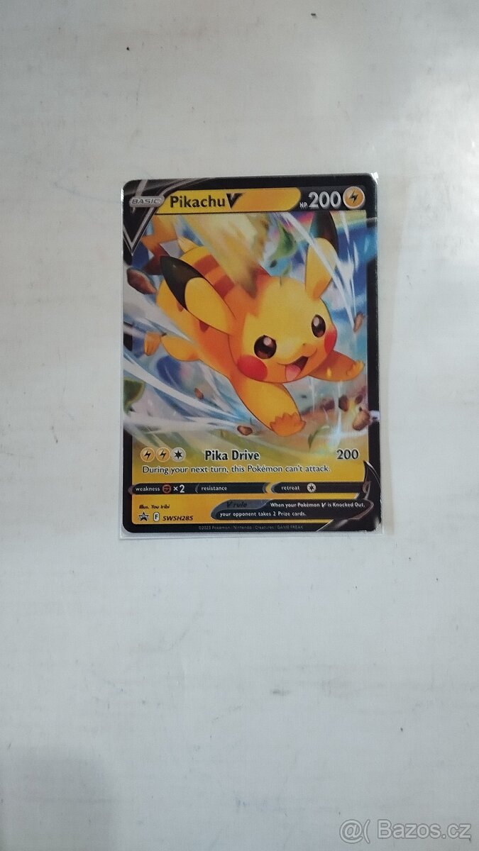 Pokémon karta Pikachu V SWSH285