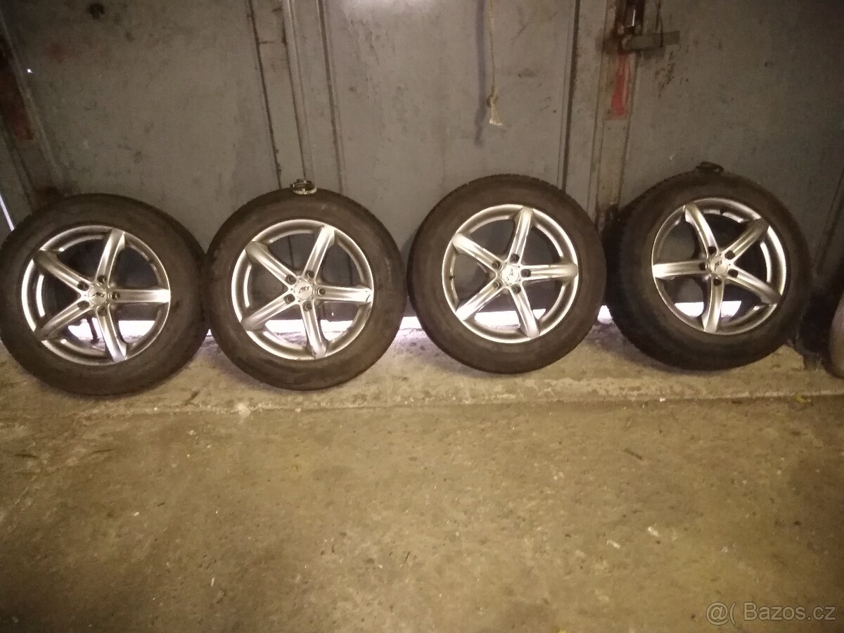 sada ,zimní pneu 225/60r17 ,alu kola 5X114,3 r17,