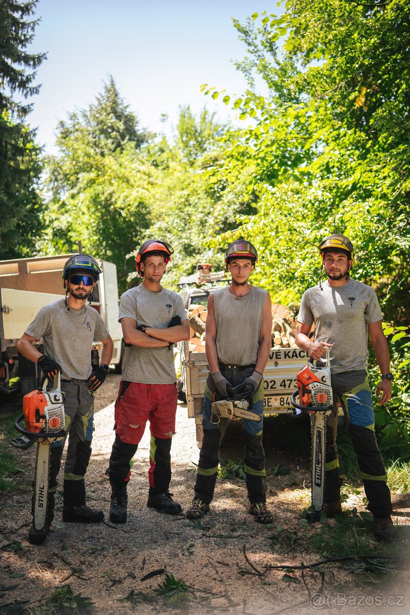 Kácení stromů • Péče o zahradu • Likvidace Dřevin