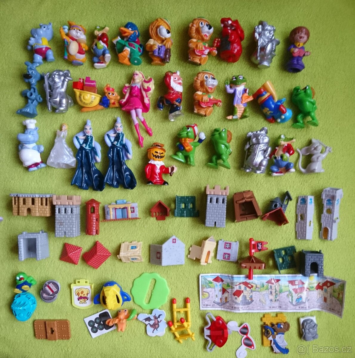 Kinder figurky-náhradní díly,chybí přslušenství