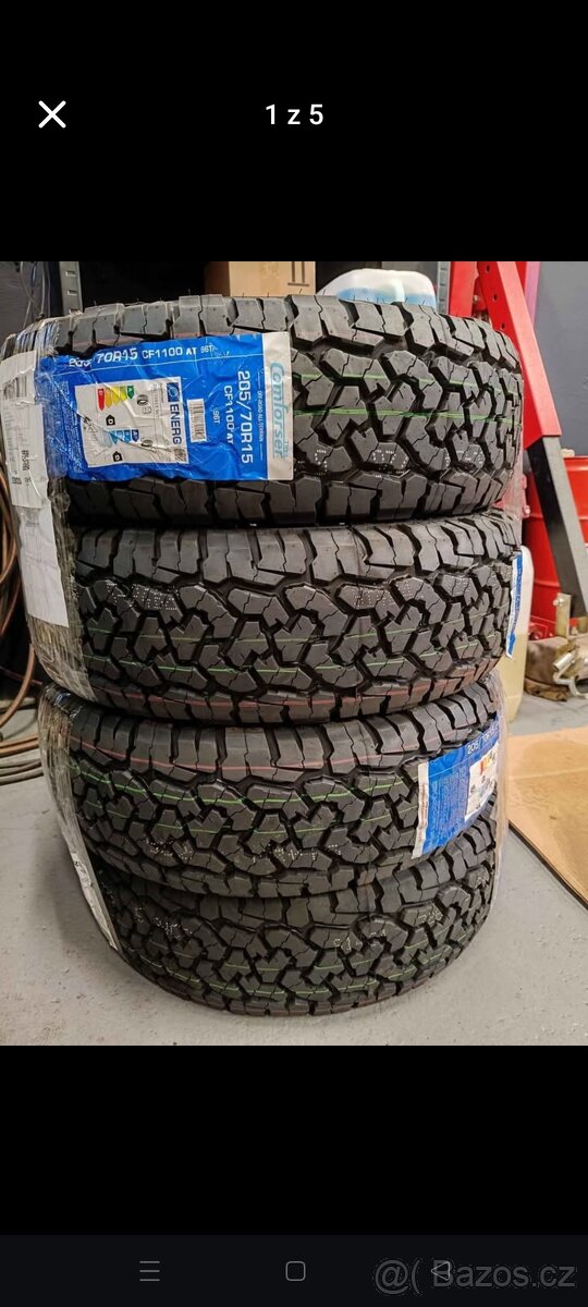 pneumatiky comforser CF1100 205/70 R15 96T