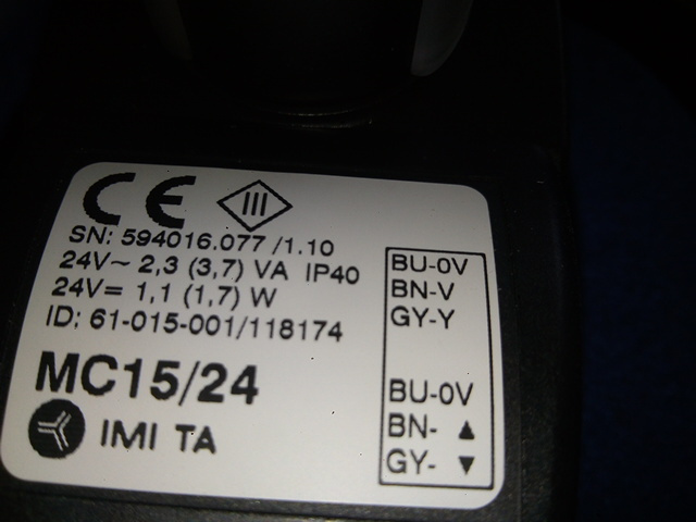 servopohon elektrický IMI TA-MC15, 24V, 0-10V - 3ks