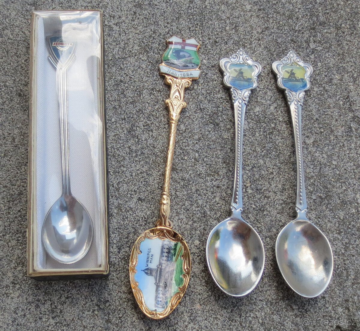 Retro sběratelské lžičky