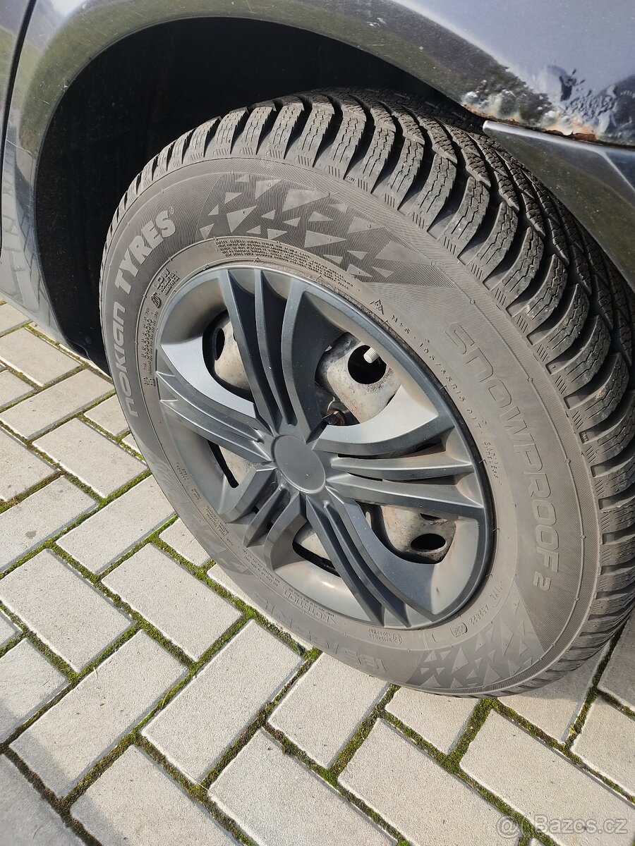 Prodám 4x disky 5x112 s zimními pneumatiky dot 05/24 195/65R