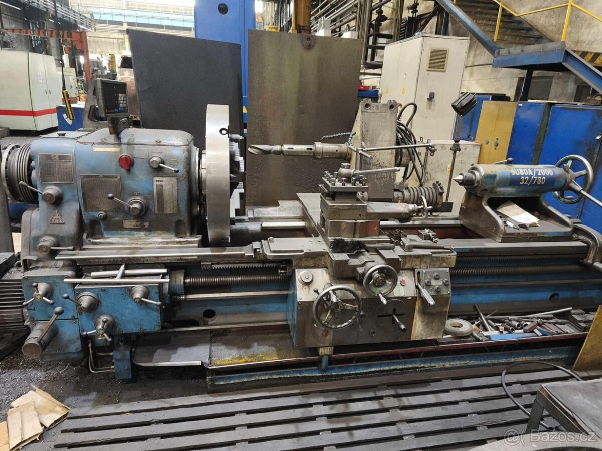 Hrotový soustruh TOS SU 80 A/2000