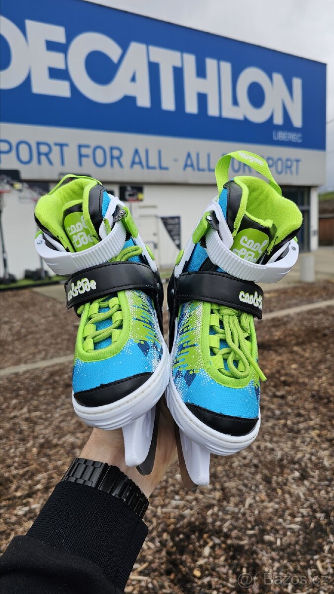 Prodám rostoucí lední brusle XS vel. (29-32) jako nové