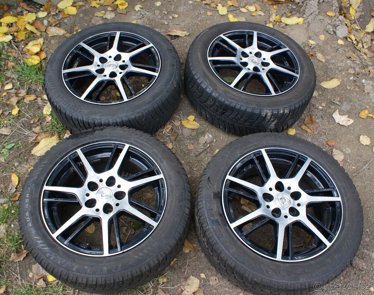 dvoubarevná R16 Aluett kola Skoda VW Seat Audi zimní pneu