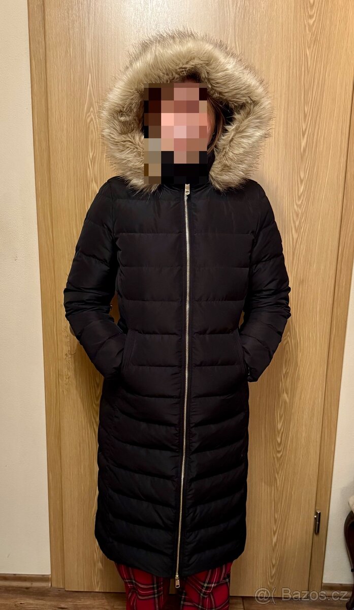 Prošívaný péřový kabát Tommy Hilfinger