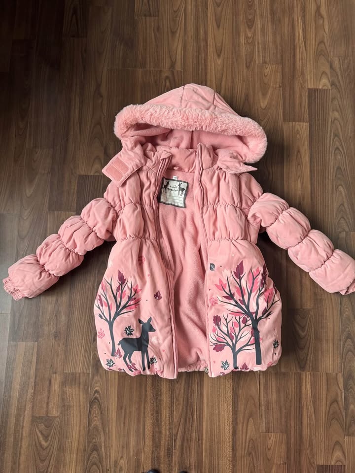 Dívčí zimní kabátek zn. Topolino vel. 110