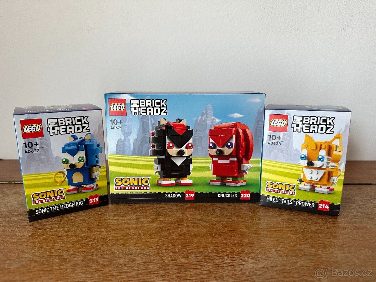 LEGO® Brickheadz Sonic, Miles Tails, Knuckles, Shadow