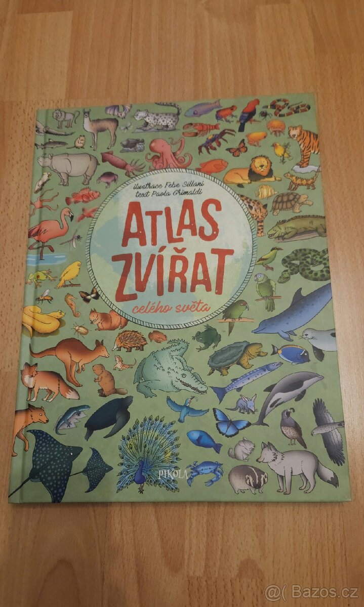 Kniha Atlas zvířat celého světa