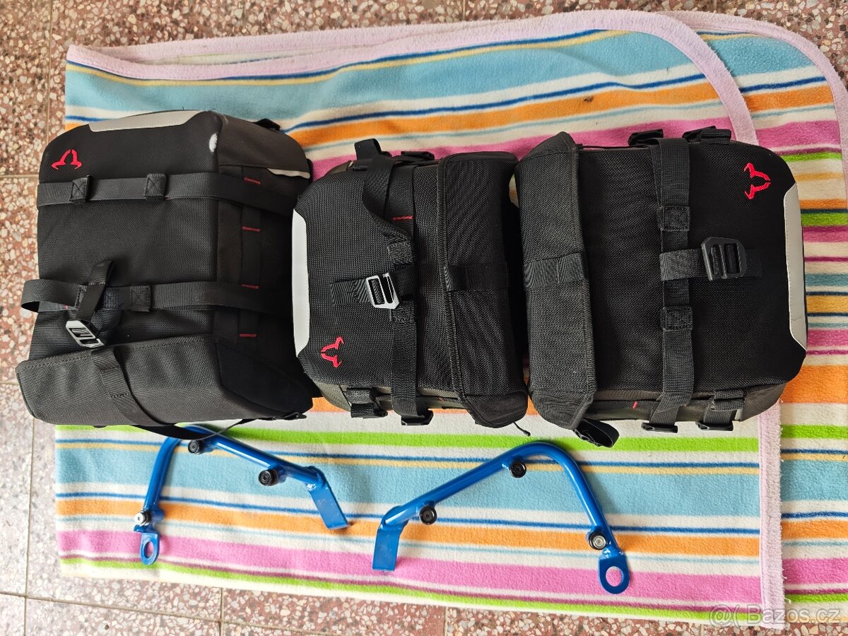 BMW r ninet, R9T drzaky tasek + 3 tasky SW motech