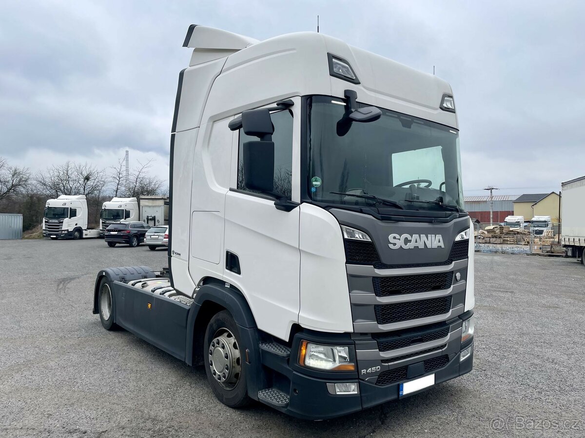 Scania R450,  LOW DECK, EURO 6, RETARDÉR, NOVÉ TURBO, PRAVID