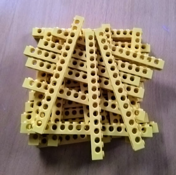Lego Technik žlutá ID3703 - použité díly