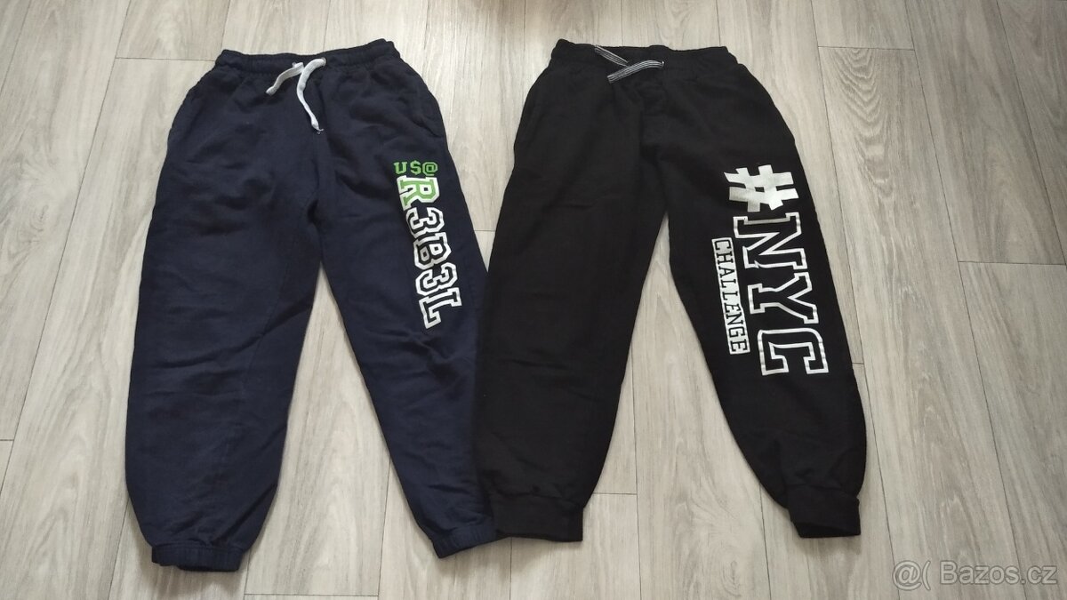 2x tepláky vel.158