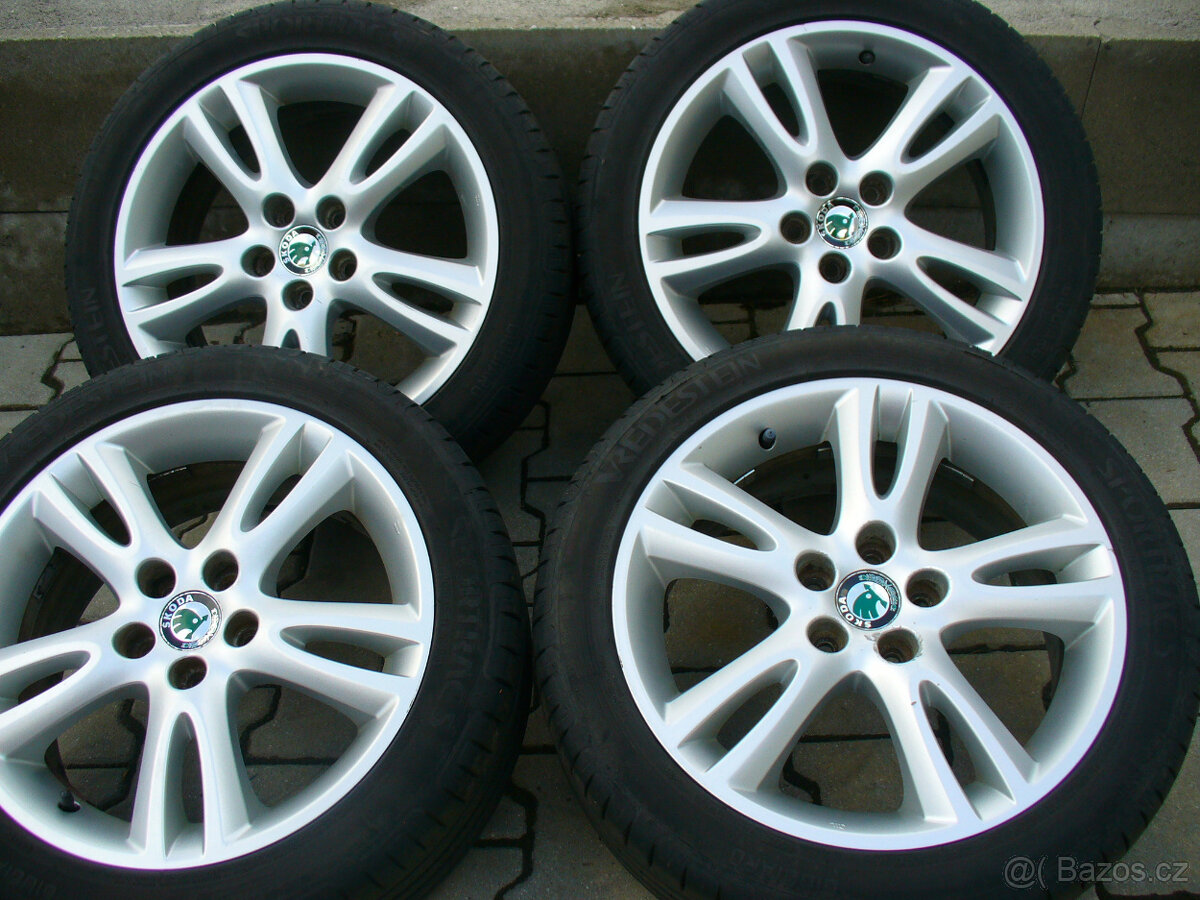 ALU ŠKODA 5x100 215/45 R16