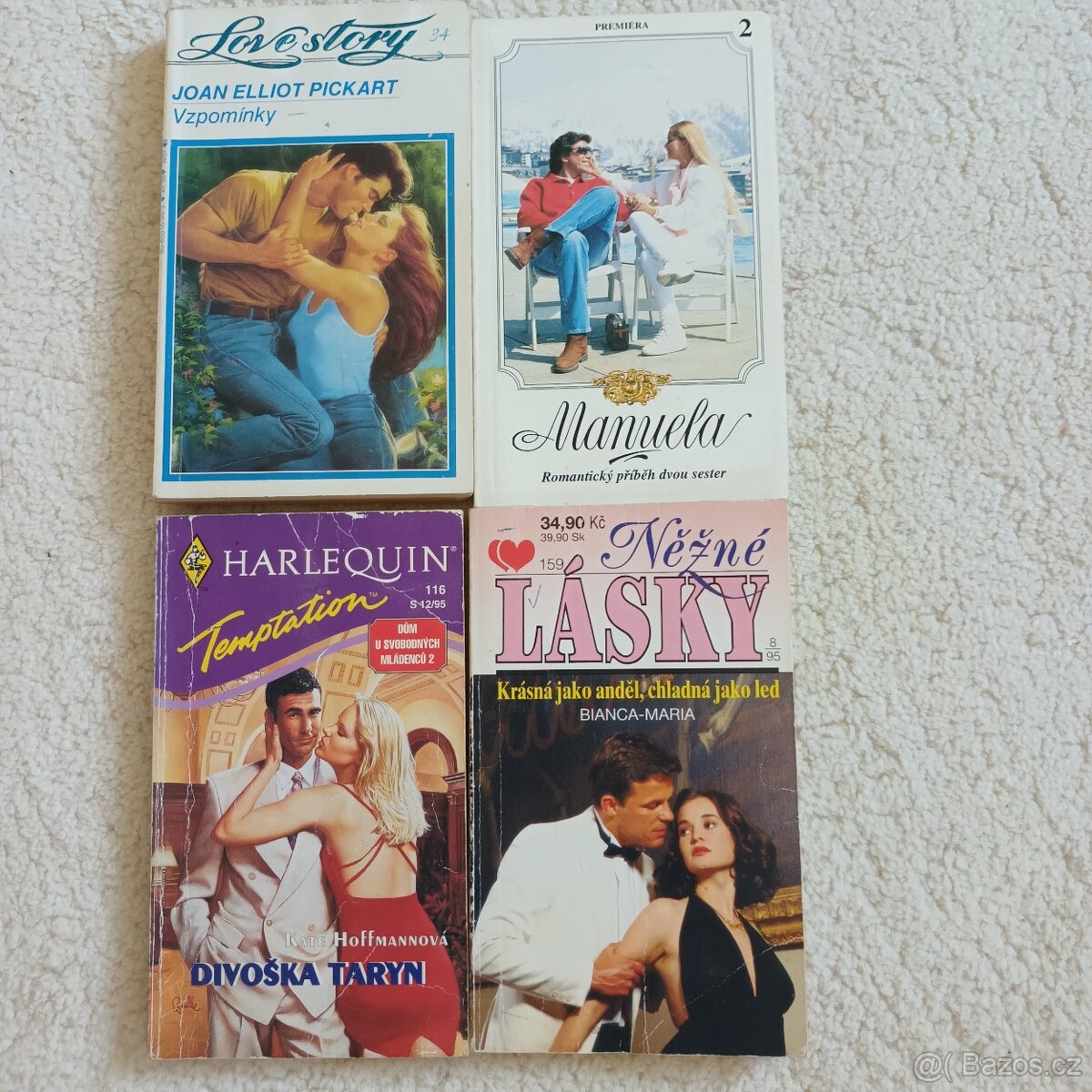 4x romantické,zamilované knihy