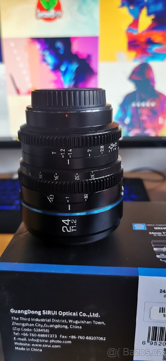 Sirui 24mm Nightwalker Cine objektiv (E-mount)