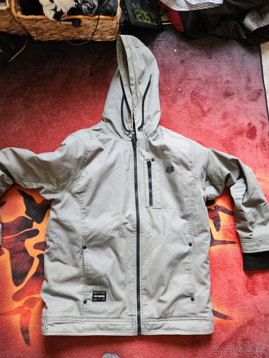 FOX Racing zimni bunda uvnitr fleece vel . L stav 9 /10 ,