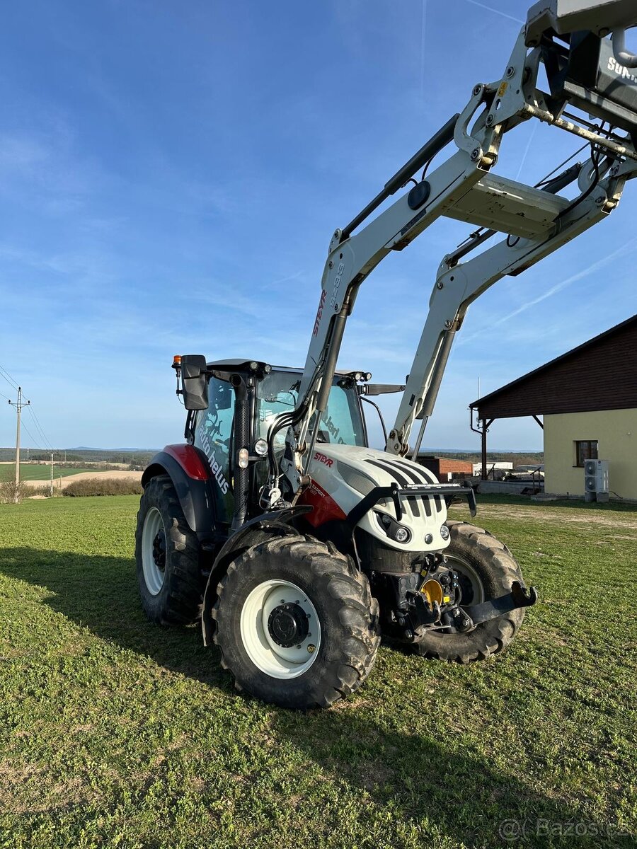 Traktor STEYR Expert 4130 CVT + čelní nakladač STOLL