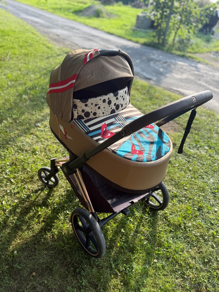 Kocarek 2 kombinace Cybex Priam rosegold