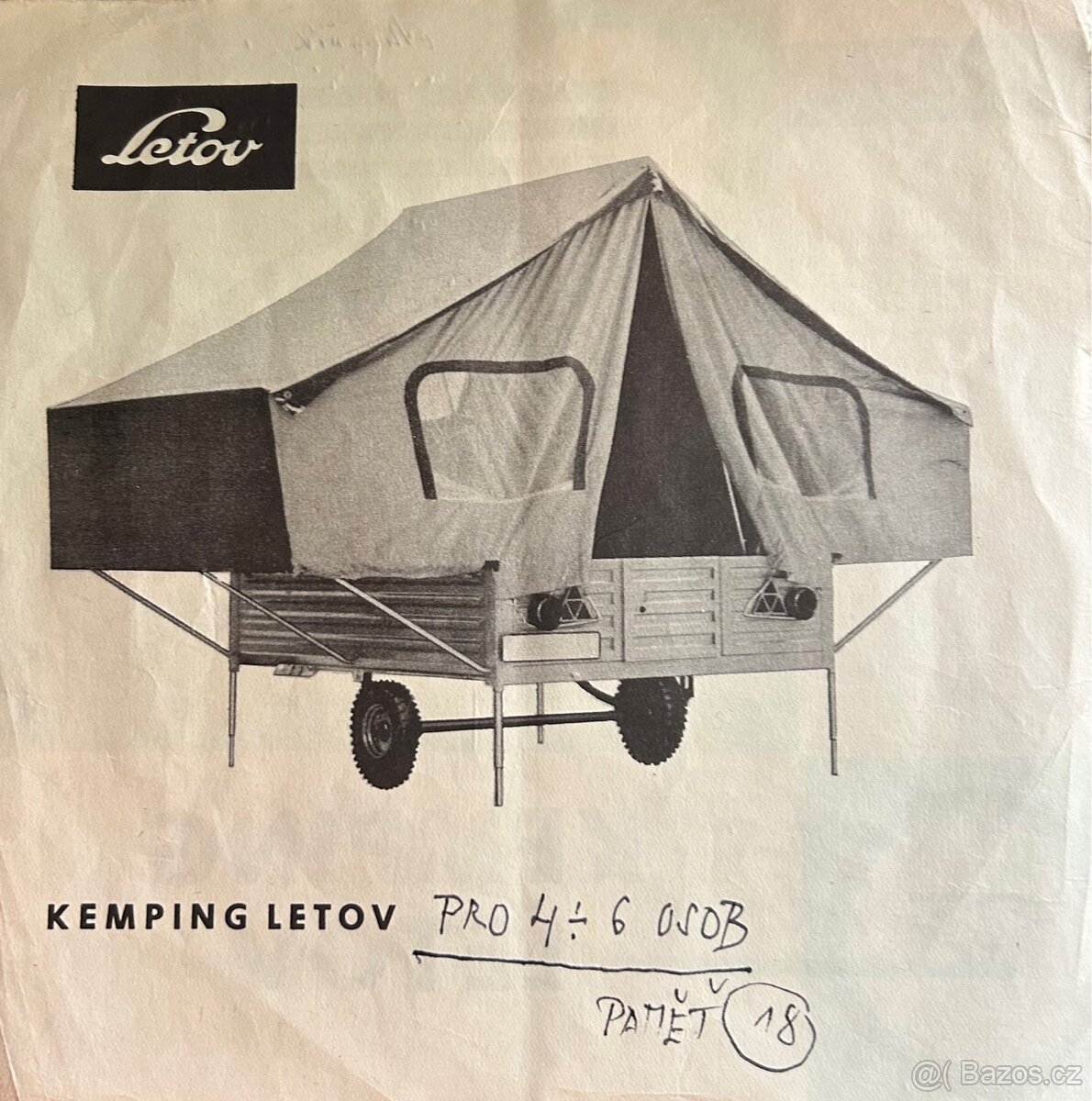 Kempingový vozík Letov LK 6740