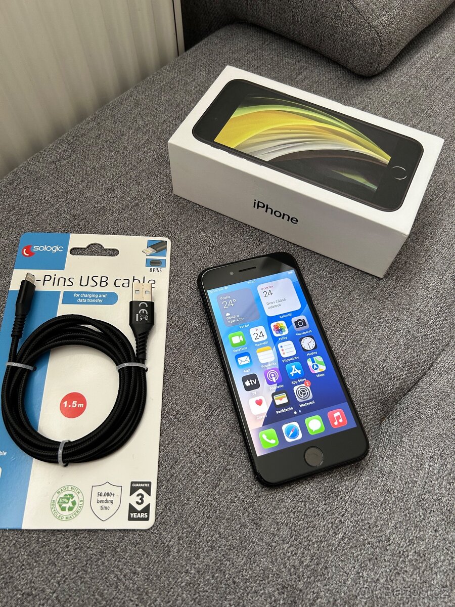Prodám iPhone SE2020 64gb (100% kondice baterie)