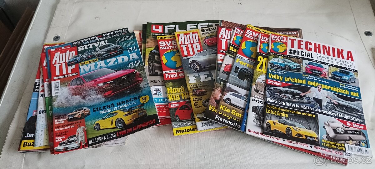 Časopis auto tip svět motorů 4fleet 20 ks