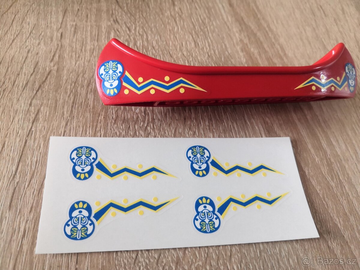 Nálepky na Lego islanders kanoe