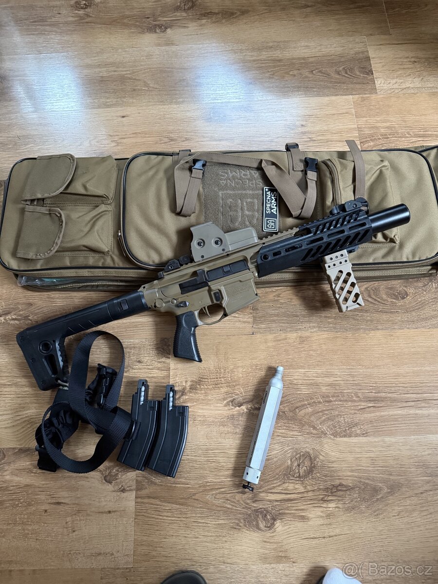 Sig sauer MCX diabolky, plyn