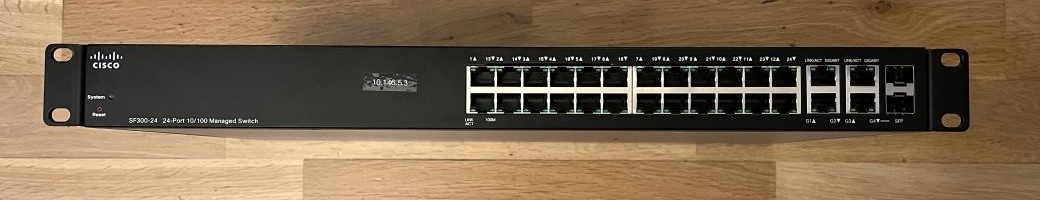 Cisco switch SF300-24