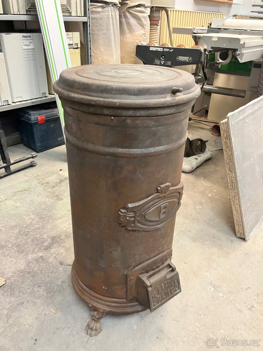 Prodám kamna na piliny - okrasné