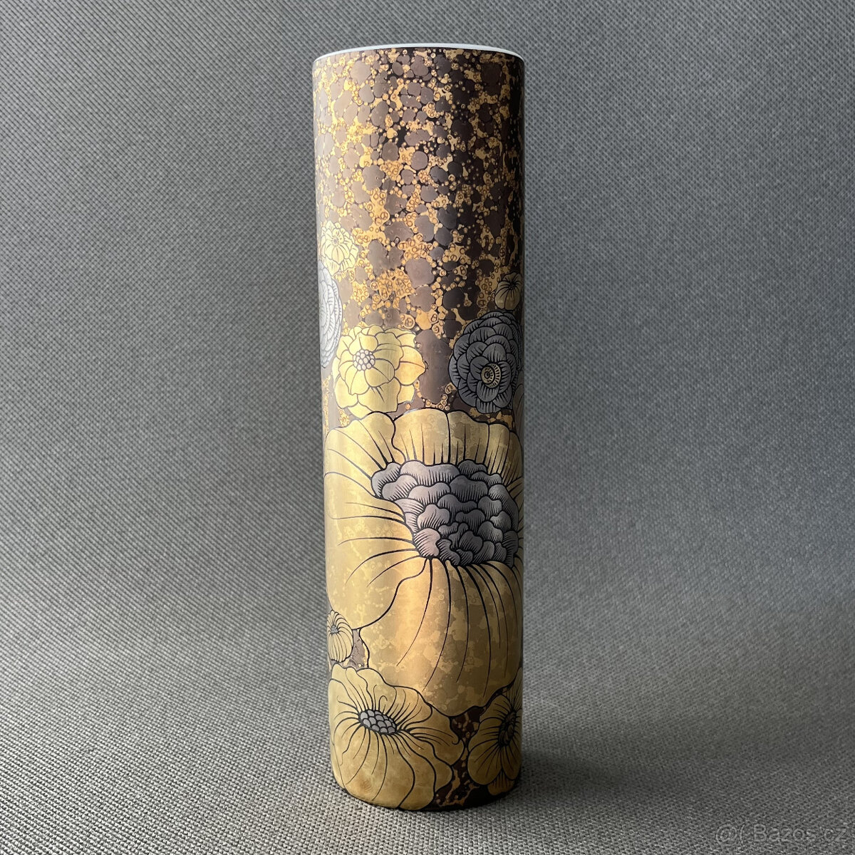 Rosenthal Zlacená váza 22 cm, Alain le Foll