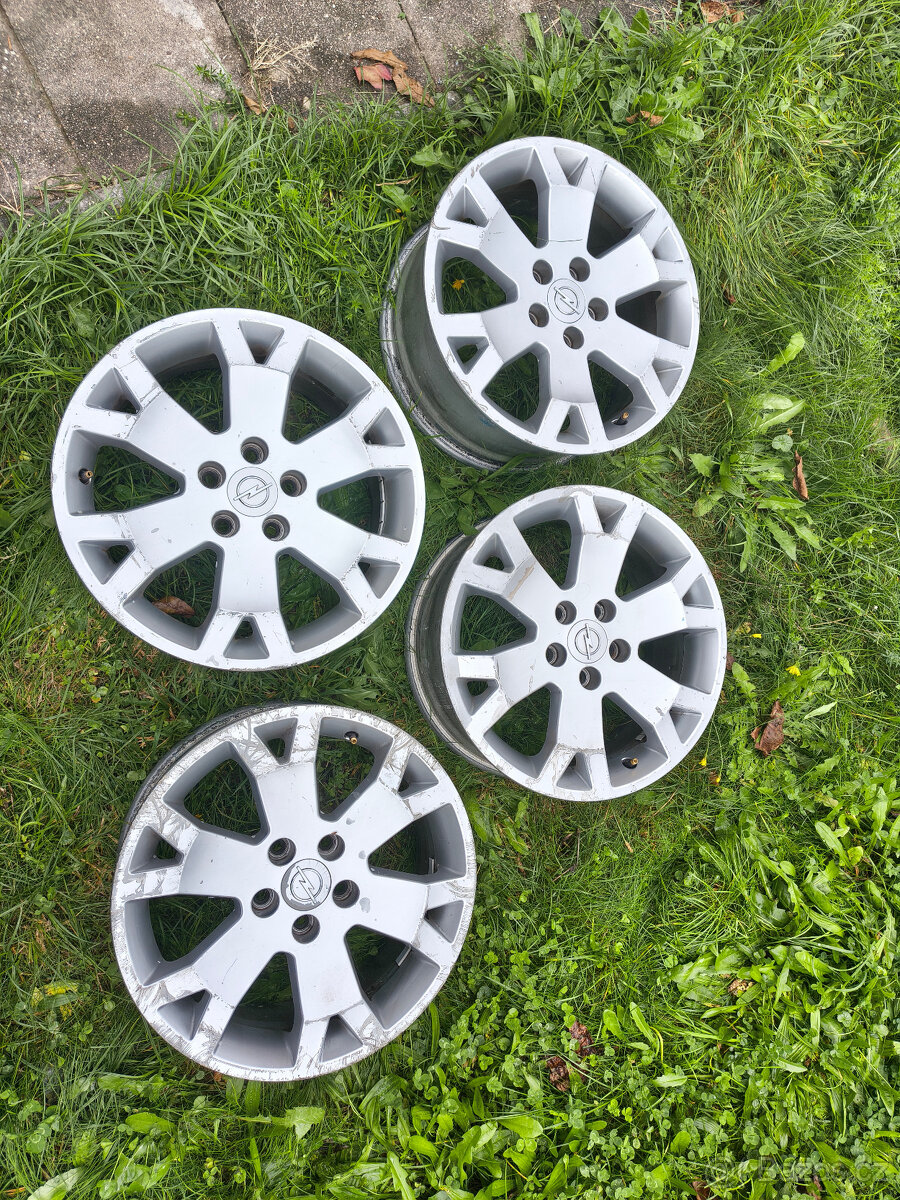 Sada OPEL Al kola disky OPC 5X110 17" 4 kusy