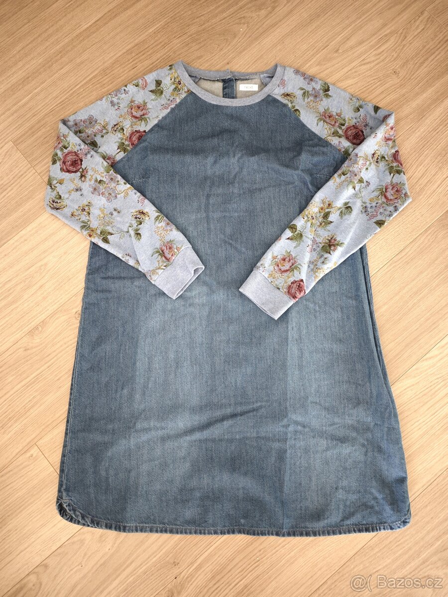 Dívčí bavlněné šaty NEXT vel.164 TOP