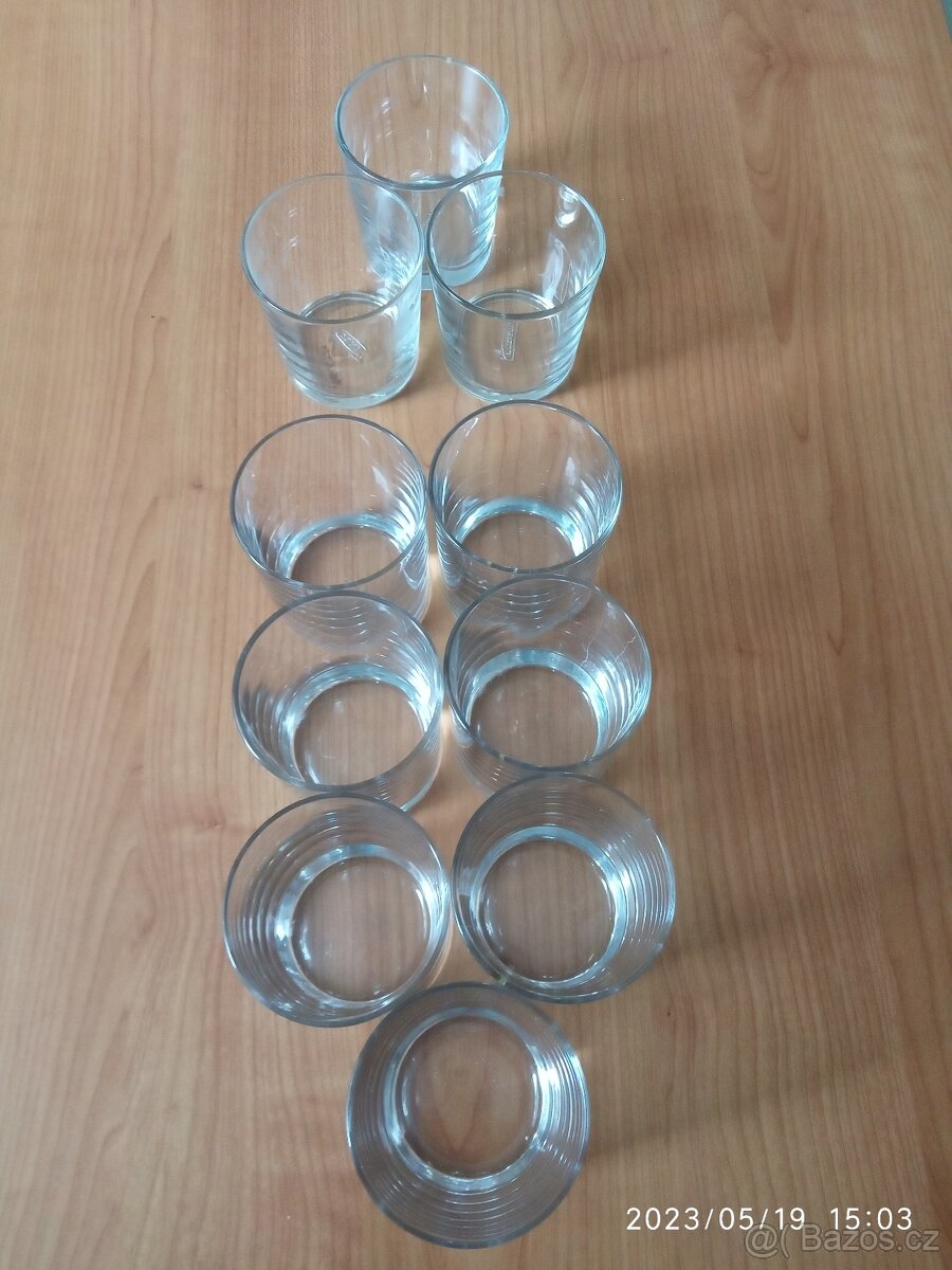 Sklenice na tvrdý alkohol a jiné10ks