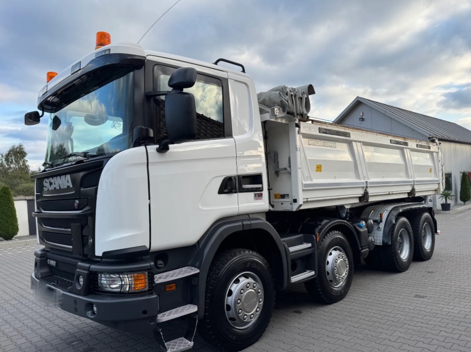 Scania R450 - 8x4 – Meiller S3 + Bordmatik