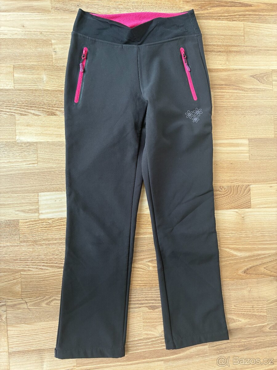 Softshellové kalhoty LEWRO 152/158 + kapsáče ZDARMA