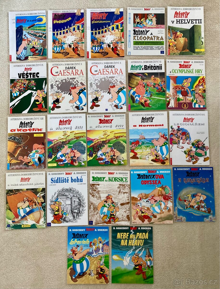 Komiksy Asterix velká nabídka