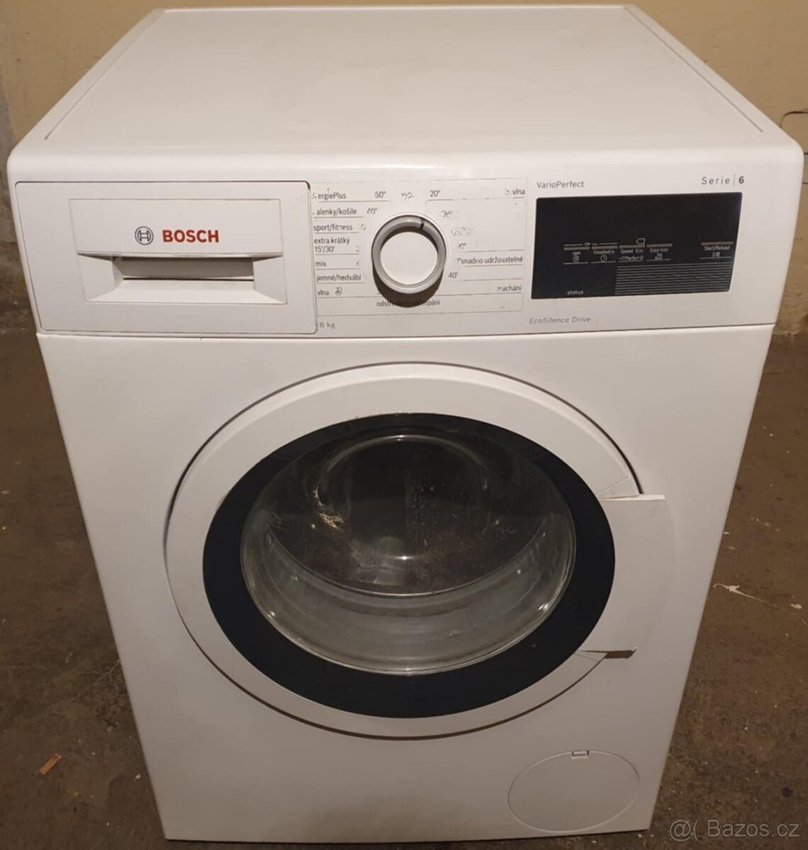 PRACKA BOSCH WAT24360BY,8KG,BOCNI PLNENI,PLNE FUNKCNI,VELMI