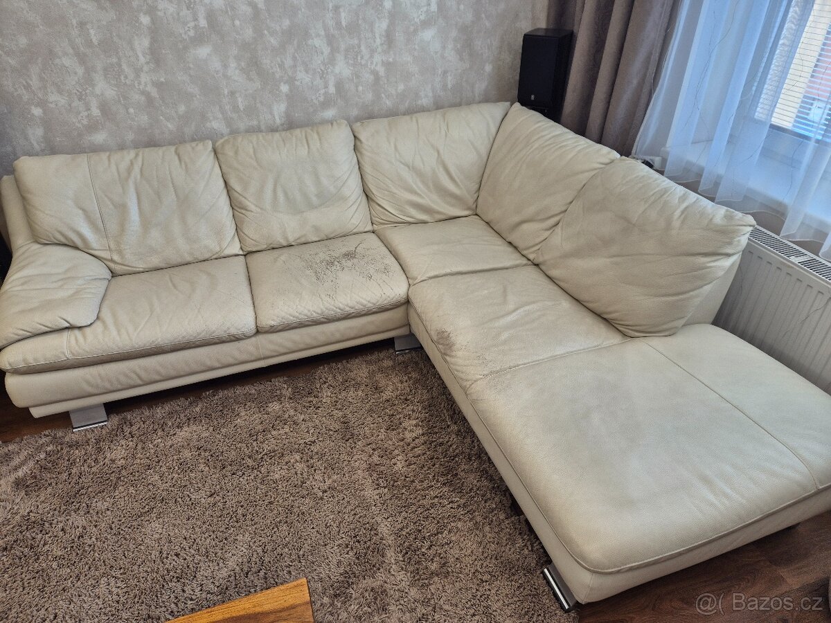 Kožená sedačka zn. Natuzzi