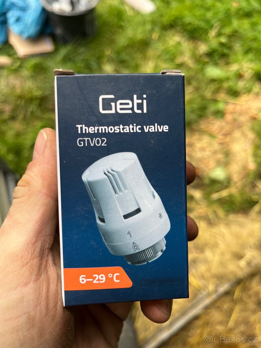 termostatická hlavice geti gtv02