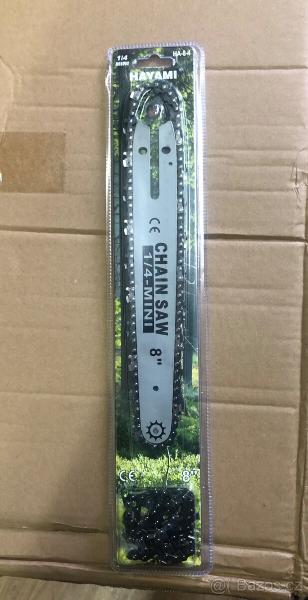 Vodící lišta k pile 8”+2x řetěz