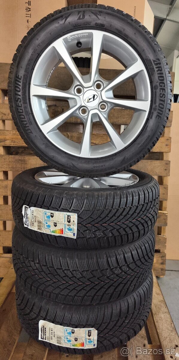 HYUNDAI R15/4x100/NEJAZDENA ORIGINÁL ZIMNÁ SADA