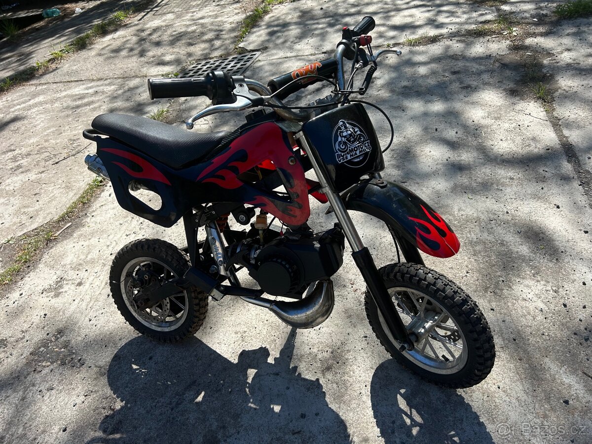 Dětská crossová motorka 50 ccm