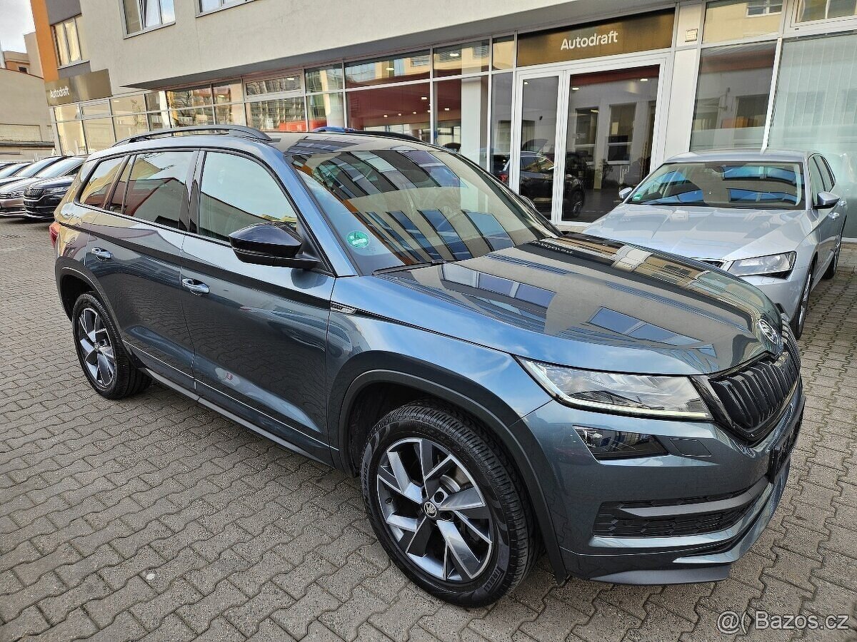 Škoda Kodiaq 2.0TDI 140kW 4x4 DSG Sportline Tažné Úhel R19"