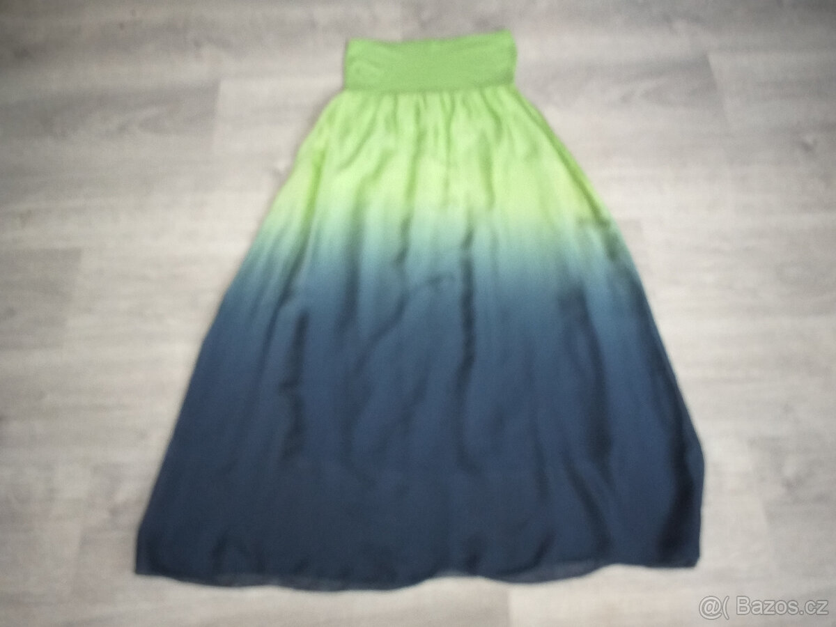 Duhová hedvábná sukně UNI